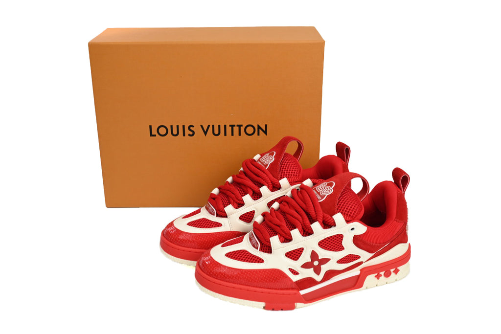 Louis Vuitton Skate Sneaker Red White 1AARS5